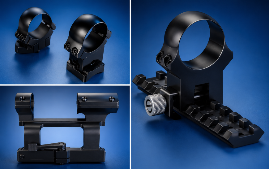 Rifle scope mounts